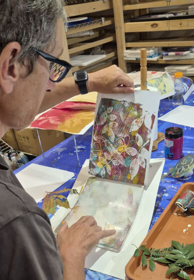 Gelli Printing Workshop: Nature and Botanicals in Depth