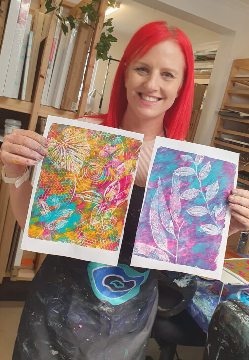 Gelli Printing Workshop: Nature and Botanicals in Depth