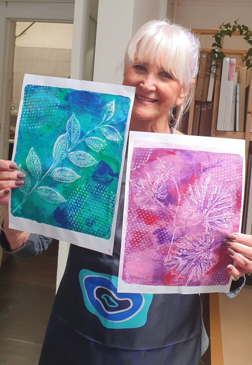 Gelli Printing Workshop: Nature and Botanicals in Depth
