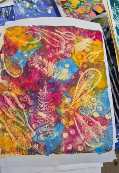 Gelli Printing Workshop: Nature and Botanicals in Depth