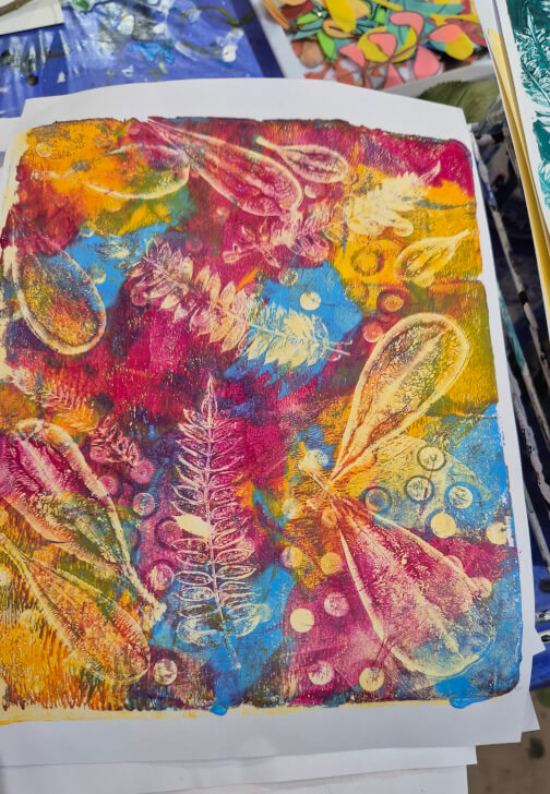 Gelli Printing Workshop: Nature and Botanicals in Depth