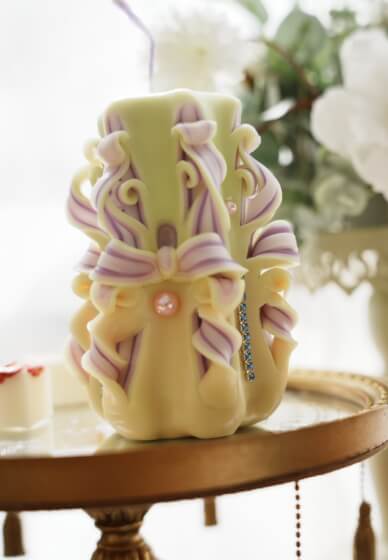 German Vintage Style Carved Candle Making Workshop