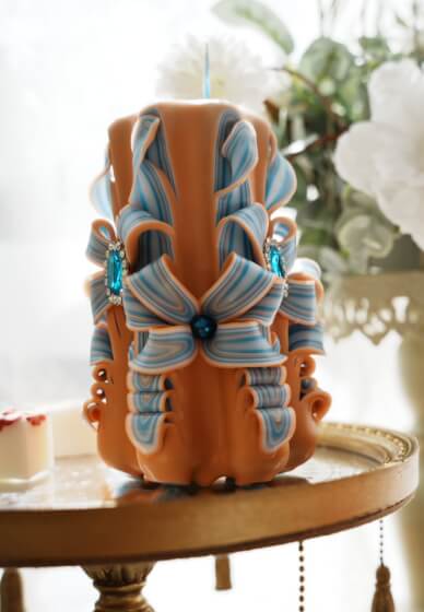 German Vintage Style Carved Candle Making Workshop
