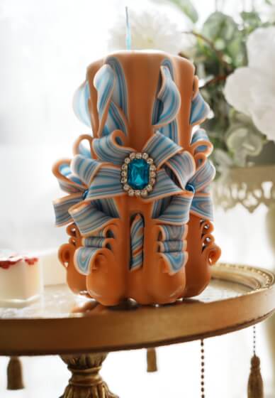 German Vintage Style Carved Candle Making Workshop
