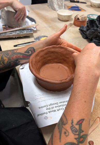 Get a Grip: Six Week Hand Building Pottery Course