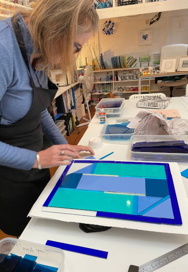 Giant Glass Fruit Platter Workshop