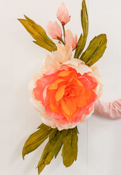 Giant Hanging Wallflower Workshop with Wine and Cheese