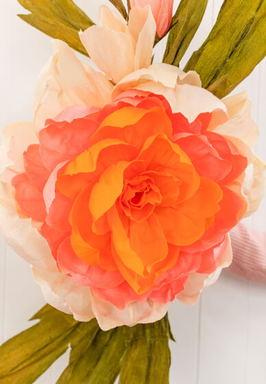 Giant Hanging Wallflower Workshop with Wine and Cheese