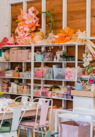 Giant Paper Peony Wallflower Workshop with Wine and Cheese