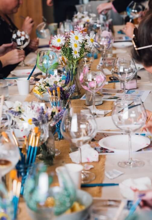 Gin Glass Paint and Sip Workshop