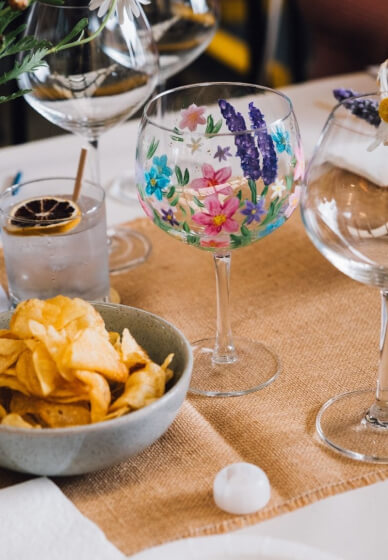Gin Glass Paint and Sip Workshop