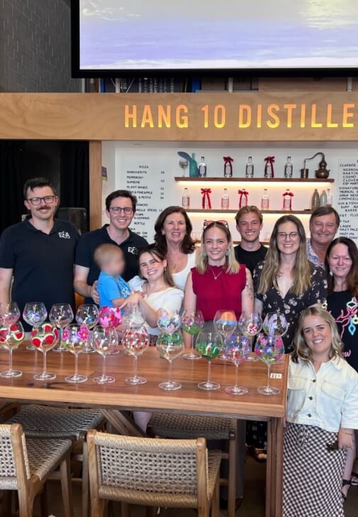 Gin Glass Paint and Sip Workshop