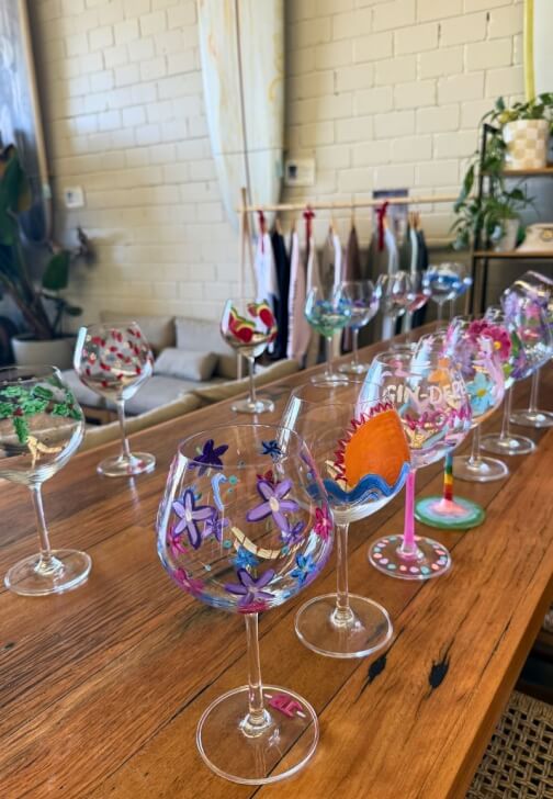 Gin Glass Paint and Sip Workshop