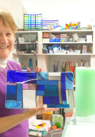 Glass Art Class: Elongated Japanese Platter