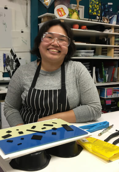 Glass Art Class: Elongated Japanese Platter