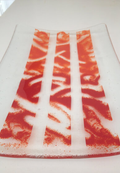 Glass Art Class: Elongated Japanese Platter