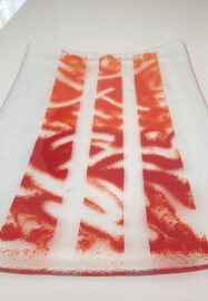 Glass Art Class: Elongated Japanese Platter