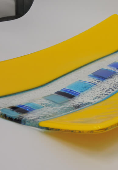 Glass Art Class: Elongated Japanese Platter