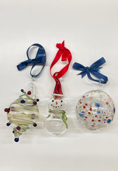 Glass Blowing Class: Christmas Ornaments