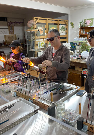 Glass Blowing Class: Christmas Ornaments