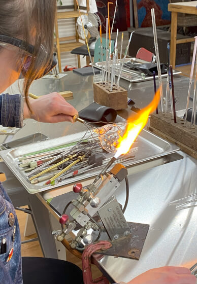 Glass Blowing Class: Christmas Ornaments