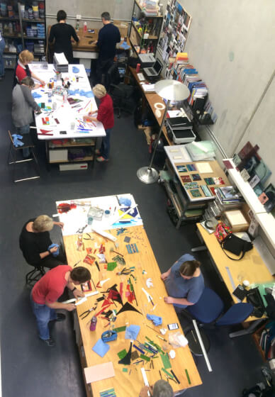 Glass Christmas Wreath Workshop