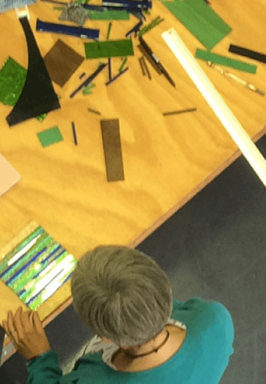 Glass Christmas Wreath Workshop