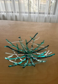 Glass Fused Coral Bowl Workshop