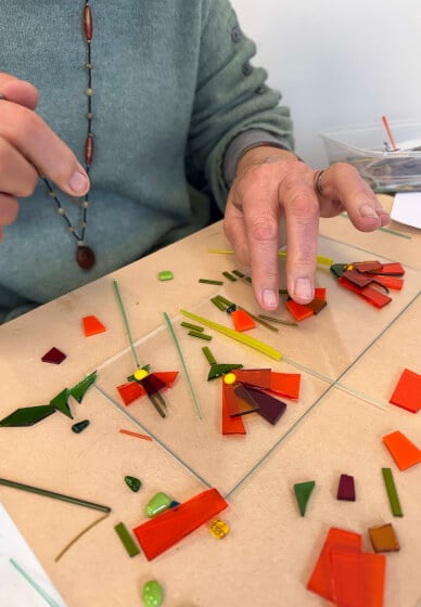 Glass Fusing Workshop: Candle Screen