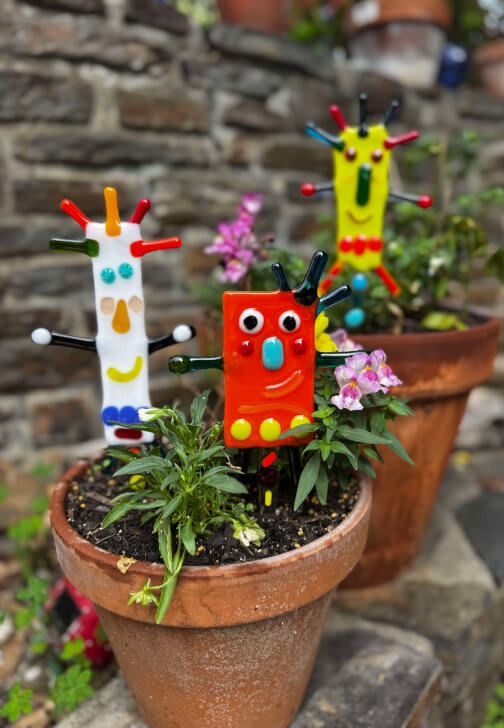 Glass Fusing Workshop: Flower Pot Decorations