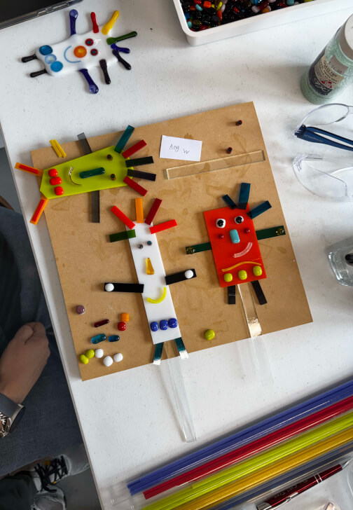 Glass Fusing Workshop: Flower Pot Decorations