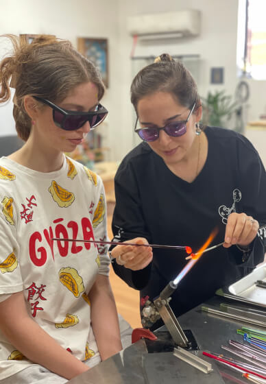 Glass Jewellery Class: Bead-Making