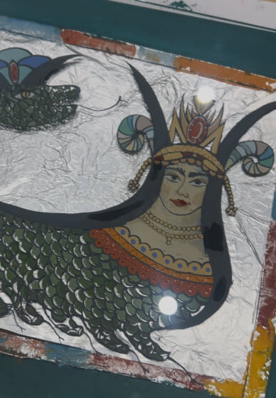 Glass Painting Workshop “Shahmaran, the Serpent Queen
