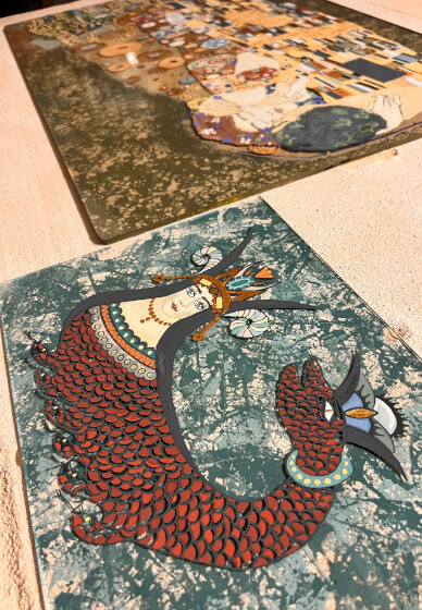 Glass Painting Workshop “Shahmaran, the Serpent Queen