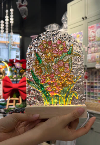 Glass Painting Workshop: Personalised Night Light