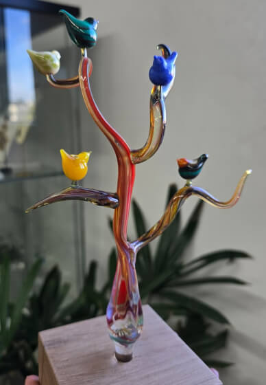 Glass Sculpting Class: Birds in a Tree