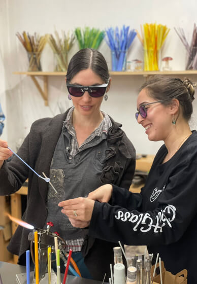 Glass Sculpting Class: Birds in a Tree