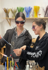 Glass Sculpting Class: Birds in a Tree