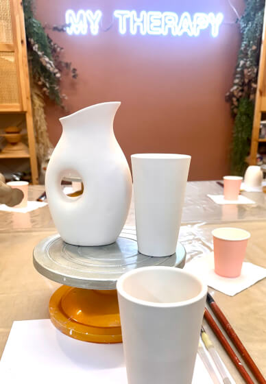 Glaze and Sip Ceramics Class: Make a Carafe Set