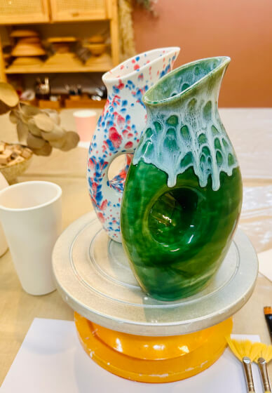 Glaze and Sip Ceramics Class: Make a Carafe Set