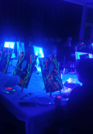 Glow in the Dark Paint , Sip and Night Tour