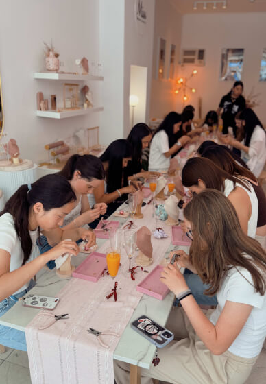 Gold Charm Bar and Workshop: Design Your Own Jewellery