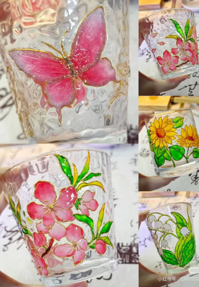 Gold-Lining Glass and Night Light Class