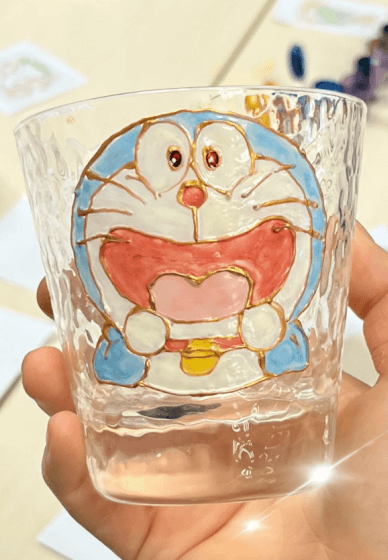 Gold-Lining Glass and Night Light Class