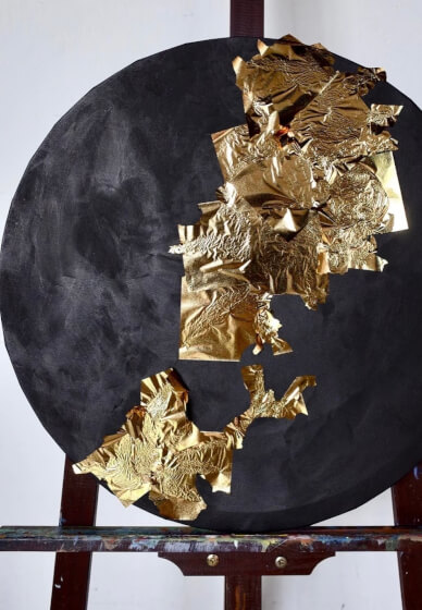 Golden Foil Paint and Sip Class