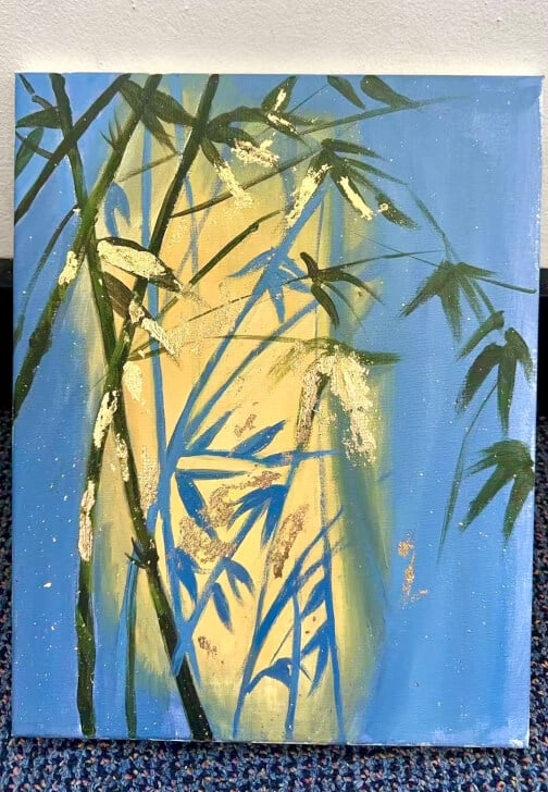 Golden Foil Paint and Sip Class