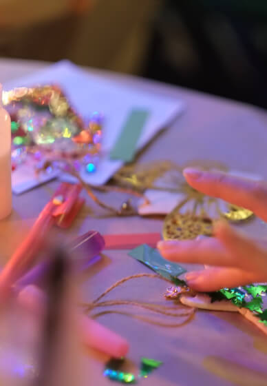 Gratitude and Glitter Journal Decoration Art Therapy Workshop