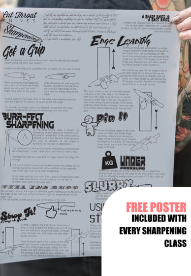 Group Knife Sharpening Class