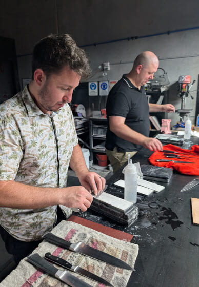 Group Knife Sharpening Class