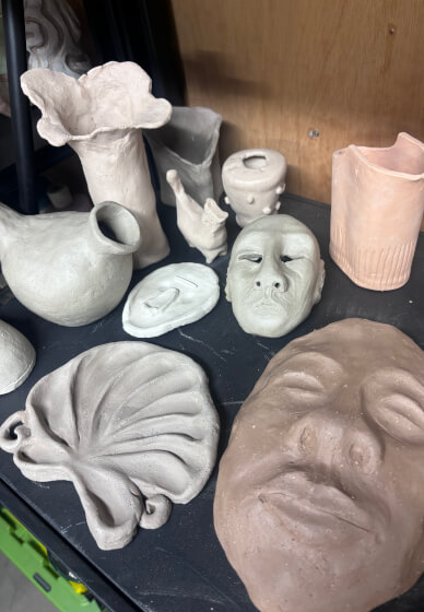 Guided Clay Sculpting Class
